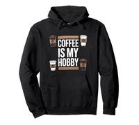 Chistes Divertidos del café Citas Divertidas del café El café es mi pasatiempo Sudadera con Capucha