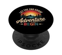 Chistes Divertidos y Divertidos de Segundo Grado, Deja Que comience la Aventura de Segundo Grado PopSockets PopGrip Adhesivo