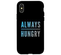 Chistes Divertidos y hambrientos para Gente hambrienta Divertida Siempre hambrienta Carcasa para iPhone X/XS