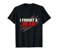 Chistoso I Fought A Bear Dad Joke Camiseta