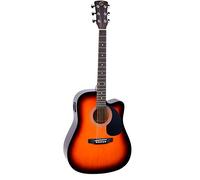 Chitarra acustica Dreadnought cutaway elettrificata