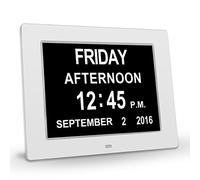 chitronicmemory pérdida Digital Calendario DíA Extra grande - Reloj con caracteres día y mes - ideal para personas mayores