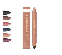 Chiura Shadow Liner 2 en 1 Delineador de ojos Sombra de ojos, Sombra de ojos elaborada, Resistente al agua, Suave y fácil de colorear(Champagne)