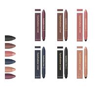 Chiura Shadow Liner 2 en 1 Delineador de ojos Sombra de ojos, Sombra de ojos elaborada, Resistente al agua, Suave y fácil de colorear(Mix)