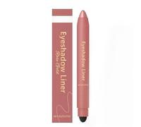Chiura Shadow Liner 2 en 1: Delineador y Sombra en Barra, Lápiz de Maquillaje de Ojos Resistente al Agua y a las Manchas con Esponja Difuminadora Incorporada, Lápiz de Sombras en Crema (#B)