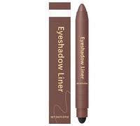 Chiura Shadow Liner 2in 1 Eyeliner Eyeshadow,Inelaborate Eye Shadow,2-in-1 Liner & Shadow,Long Lasting,Smudge-Proof,Waterproof Eye Shadow Crayon Cream Highlighter Pen,Smooth Easy to Color (Bronze)