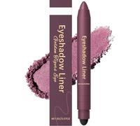 Chiura Shadow Liner 2in 1 Eyeliner Eyeshadow, Shadow Liner 2-in-1 Eyeliner & Eyeshadows, Dual-Ended Eye Shadows Stick, Smudge-Proof & Waterproof, Smooth, Easy to Color (Purple)