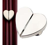 Chiusura dei magneti dei drappeggi, scatto magnetico | Fibbia magnetica a di cuore per drappeggi,Clip di tovaglie rimovibili decorative Clist a doppia faccia a doppia faccia, impedire che perdit