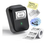 CHIVALZ Portable Wireless Thermal Printer PM260B | 30-50 mm Wide Compatible, 48 mm Print Width | 203DPI de alta definición, conexión inalámbrica y USB | Múltiples plantillas y fuentes para etiquetas