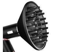 Chivixe Accesorio difusor grande compatible con Shark FlexStyle, boquilla difusora más grande mejorada para secar más rápido y definir cabello ondulado, rizado y rizado, color negro