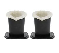 chiwanji 2x Vintage PU Cuero de Terre Titur de, Lujo Forrado Artificial, Organizador Y Adornos para Escritorio - 01
