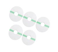 chiwanji 5x Libre Parches adhesivos Impermeable Protección continua Cgm Tape Long Stay Clear Cubierta Parche para correr Ciclismo Deporte, oval