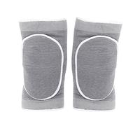 chiwanji Rodillera Protectora Almohadilla Elástica Esponja Rodilleras Transpirable Flexible 2 Unids/par para Trabajo Jardinería Patinaje Skateboarding, Gris
