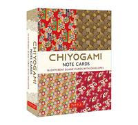 Chiyogami Japanese, 16 Note Cards: 16 Different Blank Cards with 17 Patterned Envelopes in a Keepsake Box!