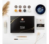 CHIYU Kit de reparación Kintsugi : Kit de reparación - Oro, Plata y Cobre - Apto para alimentos - El kit más completo y duradero disponible