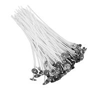 Chiyyak 100 Mechas de Vela de Algodón Ecológicas con Cera de Soja para Hacer Velas Perfumadas, 5,9 Pulgadas de Largo, para Decoración de Fiestas DIY