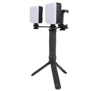 Chiyyak 2 UNIDS Luz de Video Fotografía Luz Selfie 5600K Regulable 840LX con Soporte de Clip para Teléfono para Grabación de Vlogging Smartphone