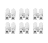 Chiyyak 200 abrazaderas de cable de conector rápido, abrazaderas de presión fiables para instalaciones de motor e iluminación, acero resistente para muelles (CH-2)