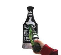 Chiyyak Abrebotellas de Pared con Forma de Cerveza de Estilo Retro para Abrir Fácilmente con una Sola Mano para la Cueva del Hombre o la Cocina (1)