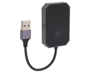 Chiyyak Adaptador Compacto de de Coche Inalámbrico, Adaptador de Coche de Apariencia Elegante para Auto y, Transmisión de Datos Estable