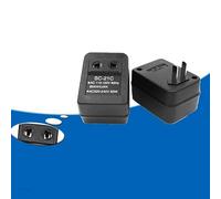 Chiyyak Adaptador de Corriente Convertidor de Voltaje Confiable para Viajes, Función Elevadora de 5 W para Electrónica, Diseño Compacto de ABS, 110 V a 220 V, 65 X 45 X 40 Mm