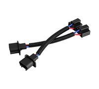 Chiyyak Adaptador H4 Hembra a H13 Macho de Cableado de Cobre Duradero Diseñado para un Ajuste Universal para Cualquier Material de PVC de Automóvil Negro