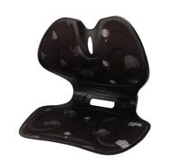Chiyyak Almohada de Soporte Lumbar Plegable con Patrón de Elefante, Mejora la Postura, los Cojines Posteriores, el Apoyo Ergonómico de Las Heces para la Oficina y los Estudiantes (Floral Negro)