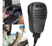 Chiyyak Altavoz Portátil de Radio Profesional, Micrófono Walkie Talkie para FT-817/FT-900/-450D, Rendimiento Estable, 1 Micrófono de Mano