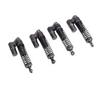 Chiyyak Amortiguador de Coche RC de Aleación de Aluminio de Alta Resistencia de Presión Negativa para 1/10 RC Crawler, Estabilidad y Agilidad Mejoradas, Paquete de 4