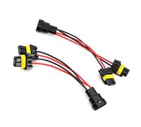 Chiyyak Arnés de Cables Divisores Macho a Hembra de Fácil Instalación 9005/9006 para Faros de Coche, Ideal para Proyectos de Modernización de Faros