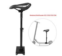 Chiyyak Asiento de Sillín Ajustable, Fuerte Capacidad de Carga de 100 Kg con Esponja de Espuma Elástica Suave para KickScooter ES1 ES2 ES3 ES4