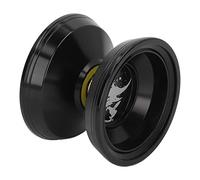 Chiyyak Bola de Yoyo Que No Responde a la Rotación de Alta Velocidad, Juguete de Yoyo de Aleación Resistente a los Golpes para Niños (Negro Brillante)