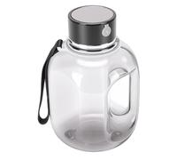 Chiyyak Botella de Agua Portátil de Hidrógeno de 1,8 L con Escala de Medición Precisa para Desplazamientos (Negro)