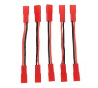 Chiyyak Cable de Conversión ESC de Motor RC, Adaptador Duradero de 5 Piezas para Entusiastas del Control Remoto, Material de Cobre Plástico, Conector JST Hembra a JST Hembra para una Fácil Conexión, 2