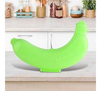 Chiyyak Caja Protectora de Plátano, Caja de Almacenamiento de Frutas con Rejillas de Ventilación, Contenedor de Almuerzo para Oficina para Mantenimiento Fresco (Verde)