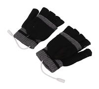 Chiyyak Calefactores con Dedos Completos y Medios, Calor Invernal Respetuoso con la Piel Alimentado por USB para la Tarea