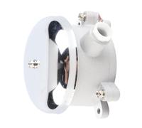 Chiyyak Campana de Alarma contra Incendios, Campana Eléctrica Duradera de Aleación de Aluminio con Sonido Fuerte para Evacuación de Emergencia, Diámetro de 125mm (24V)