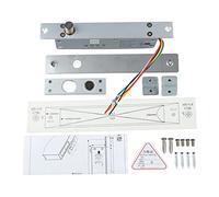 Chiyyak Cerradura eléctrica de 12 V CC, pestillo duradero y seguro para el control de acceso en la entrada de casa, diseño de aleación de aluminio (bloqueo de apagado)