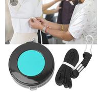 Chiyyak Cinta Métrica de Tela Suave y Retráctil para Adaptación Corporal y Seguimiento del Progreso de la Dieta (Verde)