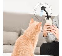 Chiyyak Clip Giratorio del Palillo de Selfie del Animal Doméstico de 360 Grados, Tenedor Firme de la Invitación del Gato del para la Cámara del Teléfono