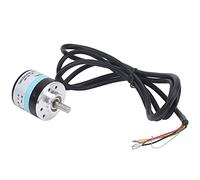 Chiyyak Codificador ABZ Equipos Reductores de Motor de 6 Mm de Eje Sólido Trifásico Duradero DC5-24 V con Velocidad Mecánica de 6000 Rpm, Consumo de Corriente de 30 MA (C38S6G5-1000Z)