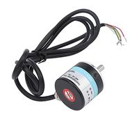 Chiyyak Codificador ABZ Equipos Reductores de Motor de 6 Mm de Eje Sólido Trifásico Duradero DC5-24 V con Velocidad Mecánica de 6000 Rpm, Consumo de Corriente de 30 MA (C38S6G5-600Z)