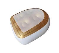 Chiyyak Cojín de spa, almohadilla de spa de PVC azul con ventosas de cubierta de malla, asiento elevador inflable para spa y bañera de hidromasaje
