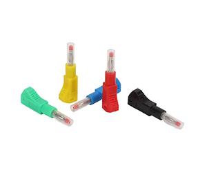 Chiyyak Conector Banana Apilable Retráctil de 4 Mm con Protección Potente para Uso Industrial 10 Piezas CAT II 600 V 32 A