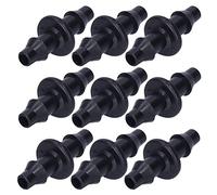 Chiyyak Conector de Manguera de 2 Vías 100PCS 4/7 Accesorio de Riego por Goteo Accesorios de Riego de Jardín con Material ABS para Camas de Jardín Granjas Céspedes Jardinería de I