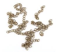 Chiyyak Conjunto de Suministros para Hacer Manualidades de Moda Piezas de Aleación de Metal de Hierro Bien Pulido para Hacer Manualidades de Joyería 200 Piezas Ideal para Aficionados Profesionales