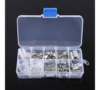 Chiyyak Conjunto de Suministros para Hacer Manualidades de Moda Piezas de Aleación de Metal de Hierro Bien Pulido para Hacer Manualidades de Joyería 200 Piezas Ideal para Aficionados Profesionales