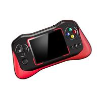 Chiyyak Consola de Juegos Portátil con 500 Juegos Clásicos, Pantalla Mejorada de 3,5 Pulgadas, Batería Recargable, Material ABS Duradero, Juguete Seguro, Regalo para Niños y Adultos, Mini (Roja)