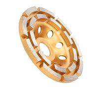 Chiyyak Disco Abrasivo de Doble Hilera de Diamante de 115/125/180 Mm, Vida útil Más Larga para Amoladora Angular, Rectificado de Cerámica de Asfalto de Piedra (115mm)