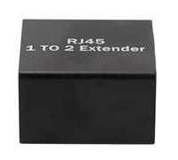 Chiyyak Divisor Extensor de Enchufe Ethernet Concentrador Ethernet Confiable para Dividir el Cable de Red en Dos Salidas Casas u Oficinas Remotas Aleación de Aluminio (Divisor de una a